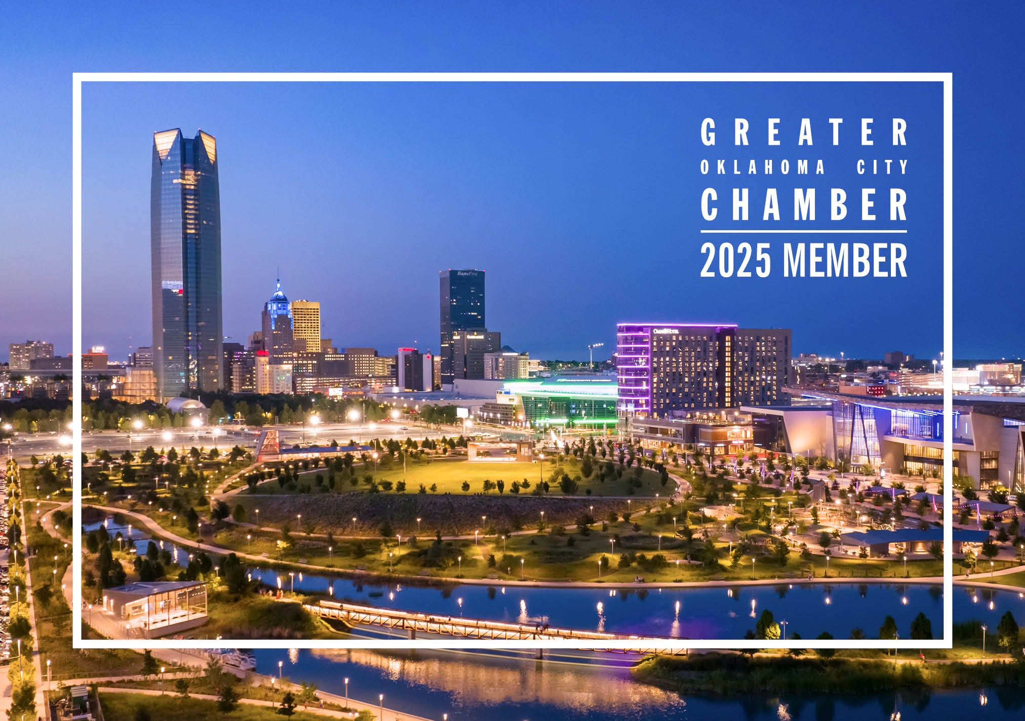 Greater Oklahoma City Chamber 2025 member plaque, Billy Coyle Law Firm